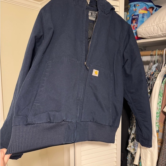 Women’s Carhartt Dark Blue Loose Fit Jacket- size XL. NEVER WORN. - Picture 3 of 3